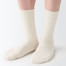 Muji Right Angle Ribbed Socks