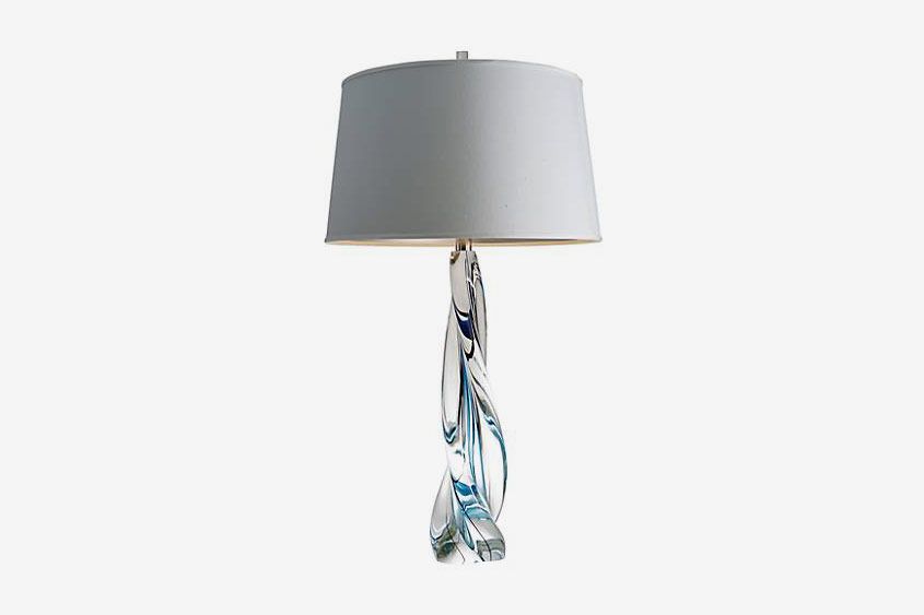 The 35 Table Lamps Chosen By Designers, Aqua Glass Floor Lamp Pier 10