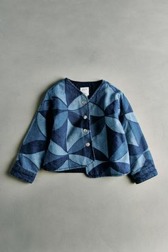 Zara Kids x Sea New York Quilted Denim Jacket