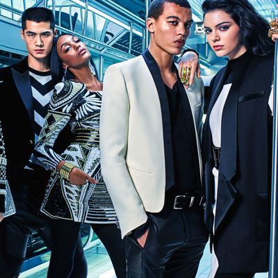 The new Balmain x H&M campaign.