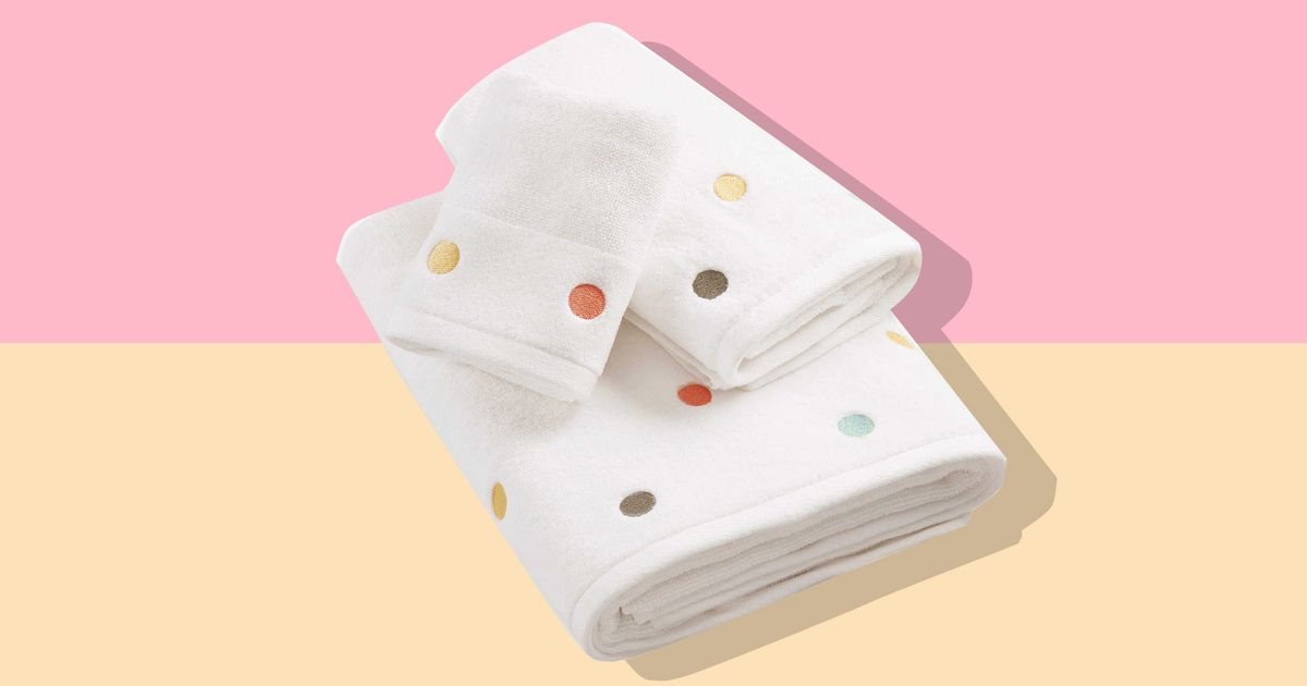 Chloe Polkadotted Bath Towels on Sale The Strategist