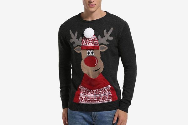 Daisysboutique Men’s Holiday Reindeer Sweater
