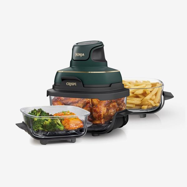 Ninja Crispi 4-in-1 Portable Glass Air Fryer Cooking System - British Racing Green