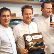 The Voltaggio Brothers with Palmer at last year's event.