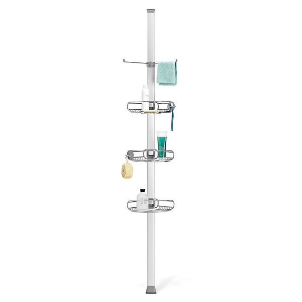 Simplehuman Tension Shower Caddy, Adjustable Tension Pole