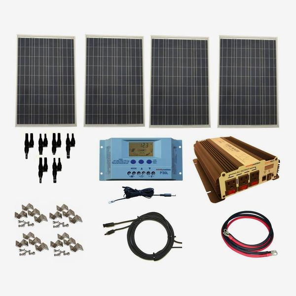 WindyNation Complete 400 Watt Solar Panel Kit