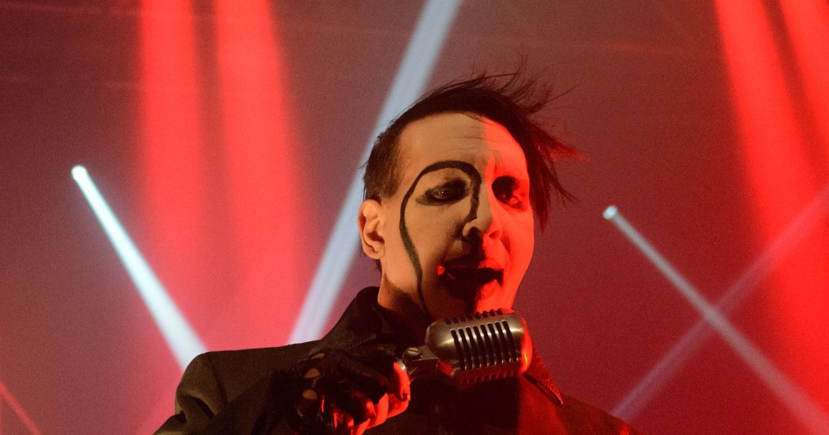 Marilyn Manson Injured by a Prop Onstage During Concert