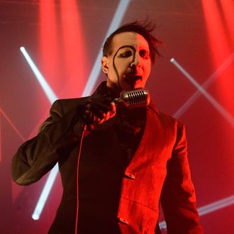 Marilyn Manson Injured by a Prop Onstage During Concert