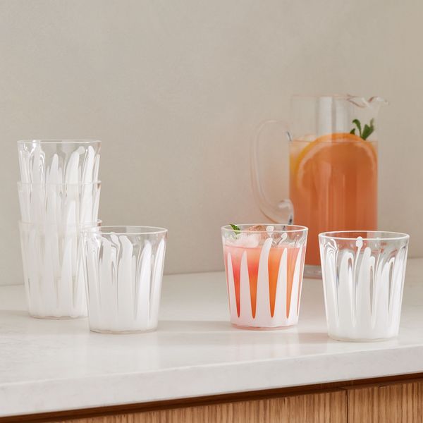 West Elm Cabana Acrylic Drinking Glasses (Set of 6)