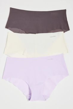 Calvin Klein Underwear Invisibles 3-Pack Hipster Lilac/Vanilla Ice/Rabbit