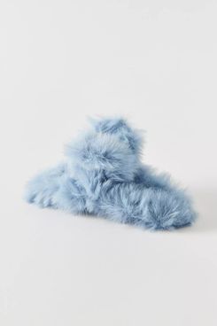 Zoe Cozy Faux Fur Claw Clip