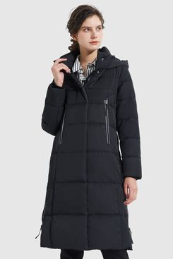 Orolay Knee Length Thickened Down Jacket