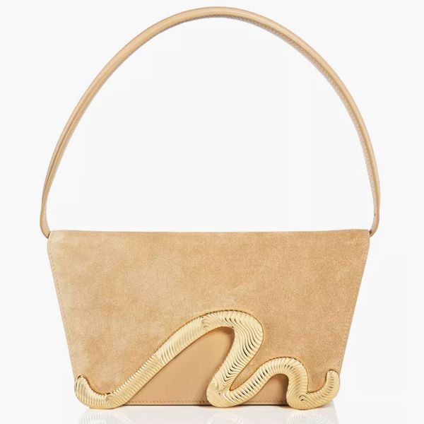 Cult Gaia Livi Leather Shoulder Bag