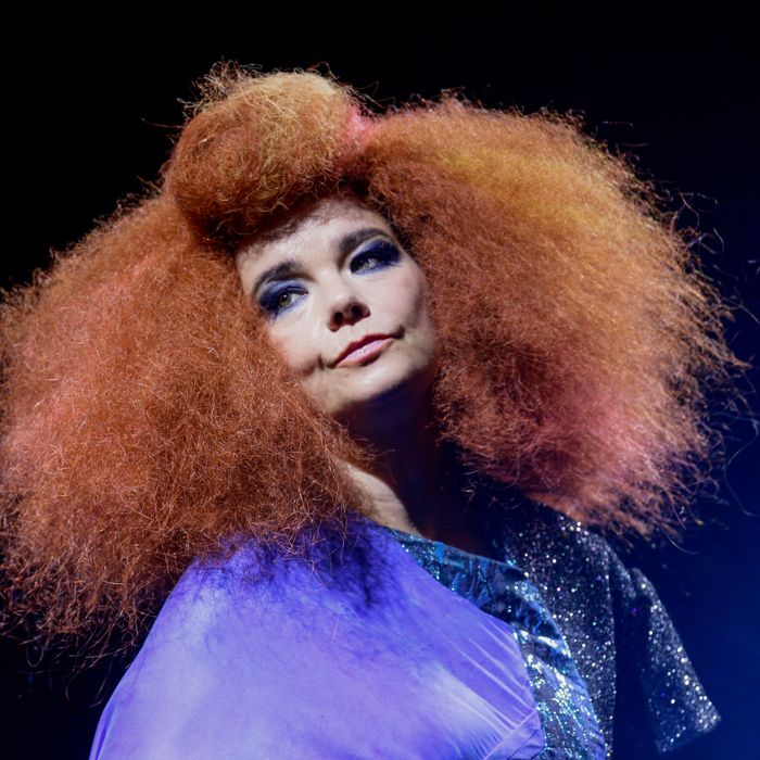 OTTAWA, ON - JULY 13: Bjork performs on Day 9 of the RBC Royal Bank Bluesfest on July 13, 2013 in Ottawa, Canada. (Photo by Mark Horton/WireImage)