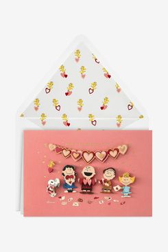 Hallmark Signature Peanuts Valentines Day Card