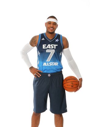 Carmelo Anthony - 2017 NBA All-Star Game - Eastern Conference - Game-Worn  Jersey - 1st Half Only