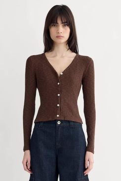 Everlane The Cozy Rib Cardigan