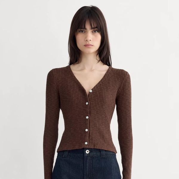Everlane The Cozy Rib Cardigan