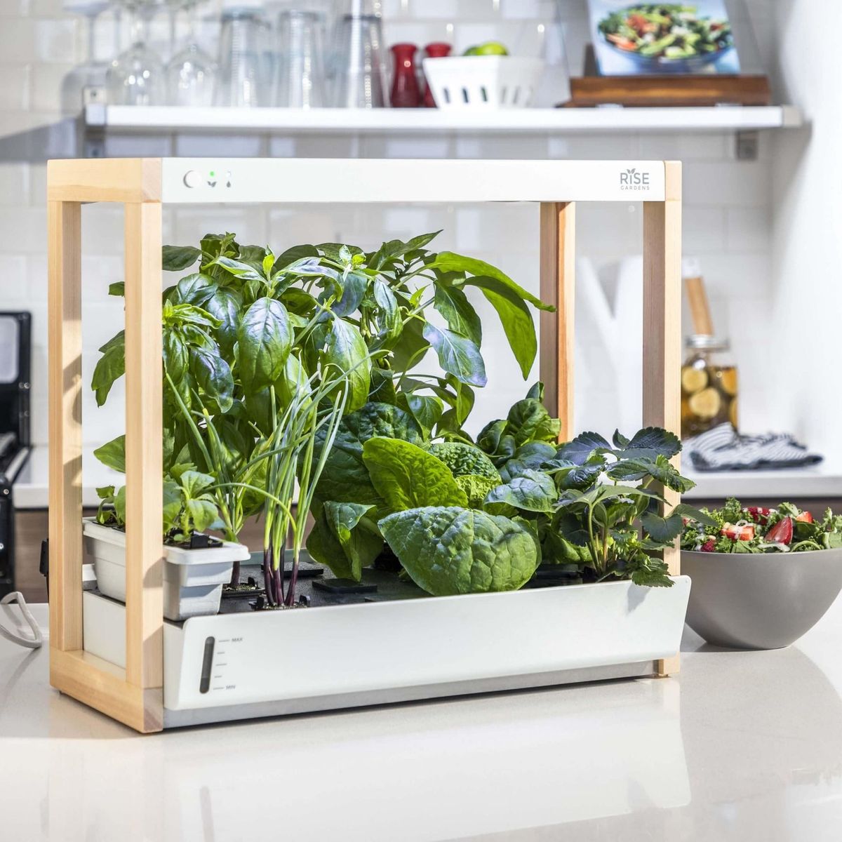 Herb Garden Starter Kit Smart Garden Planter LED Grow Light For Home Kitchen 