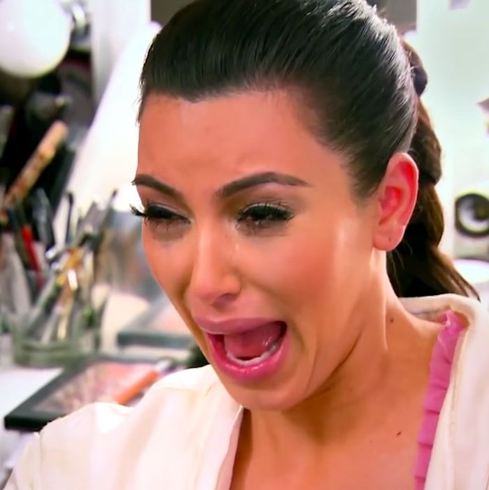 instagram kim kardashian crying