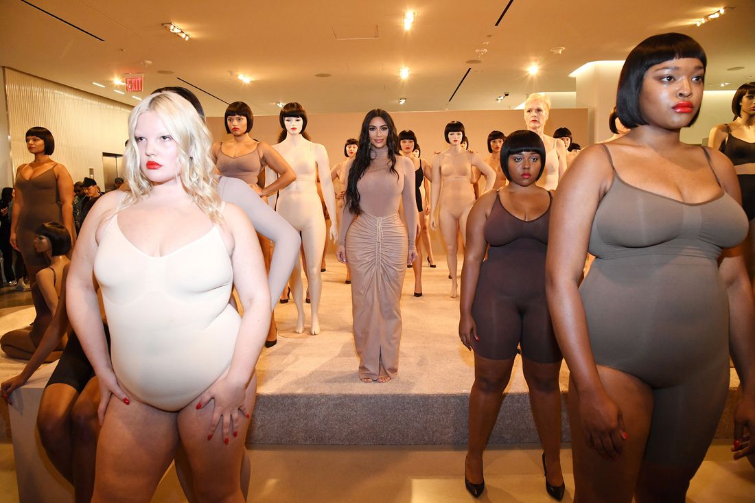 I gave birth four months ago & tried on the viral Skims shapewear