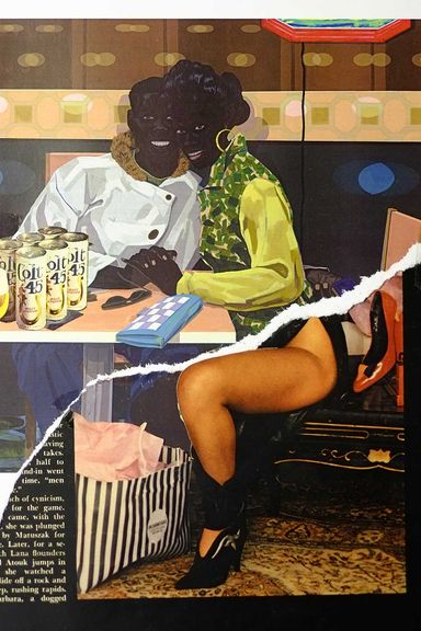Kerry James Marshall. Collage.
