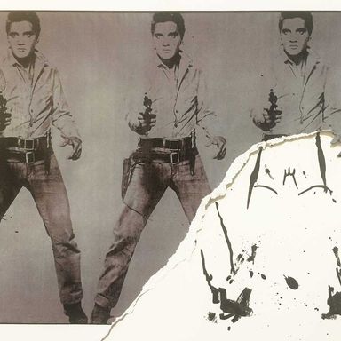 Andy Warhol. Brush and ink.
