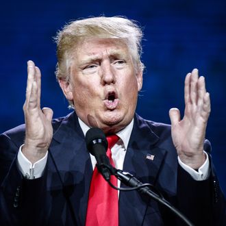 Donald Trump Addresses Western Conservative Summit In Denver