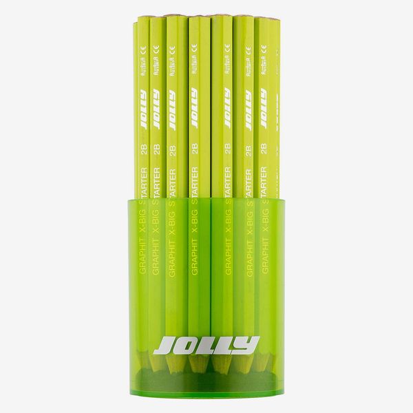 Jolly X-Big Jumbo-Sized 2B Graphite Pencils with Storage Tub