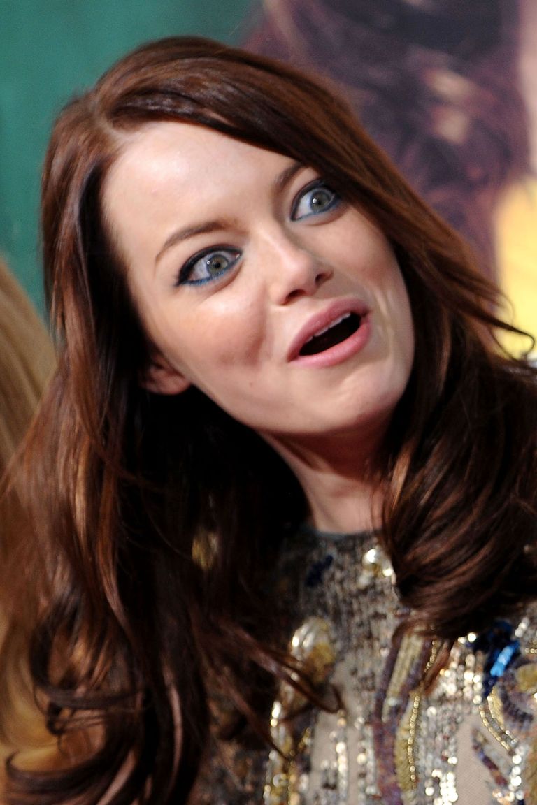 22 Photos of Emma Stone Making Silly Faces in Fancy Dresses Slideshow