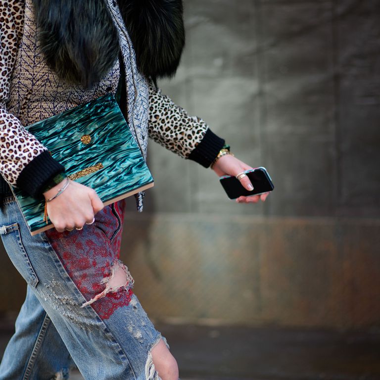 NYFW Street Style, Day 4: Monochrome and Ripped Denim