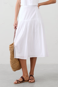 Banana Republic Factory Tier Voile Midi Skirt