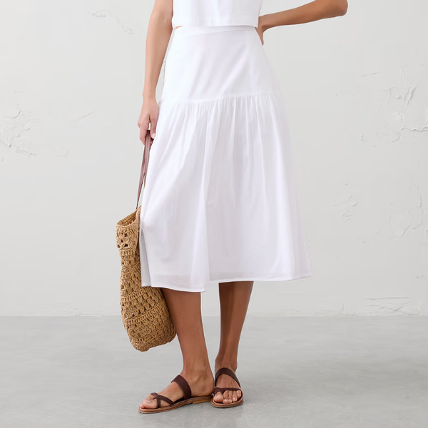 Banana Republic Factory Tier Voile Midi Skirt