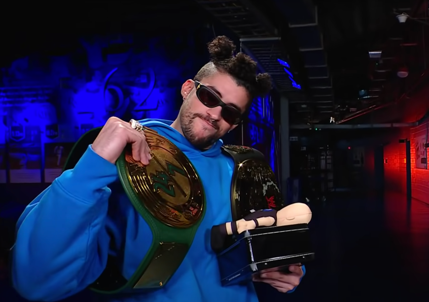 Watch Bad Bunny Reflect on His WWE Debut With Jimmy Fallon