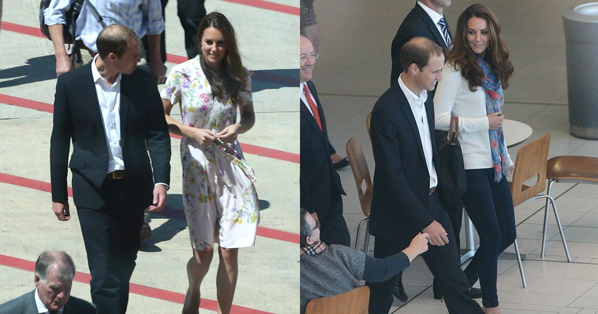 Here Are Kate Middleton’s Plane Outfits