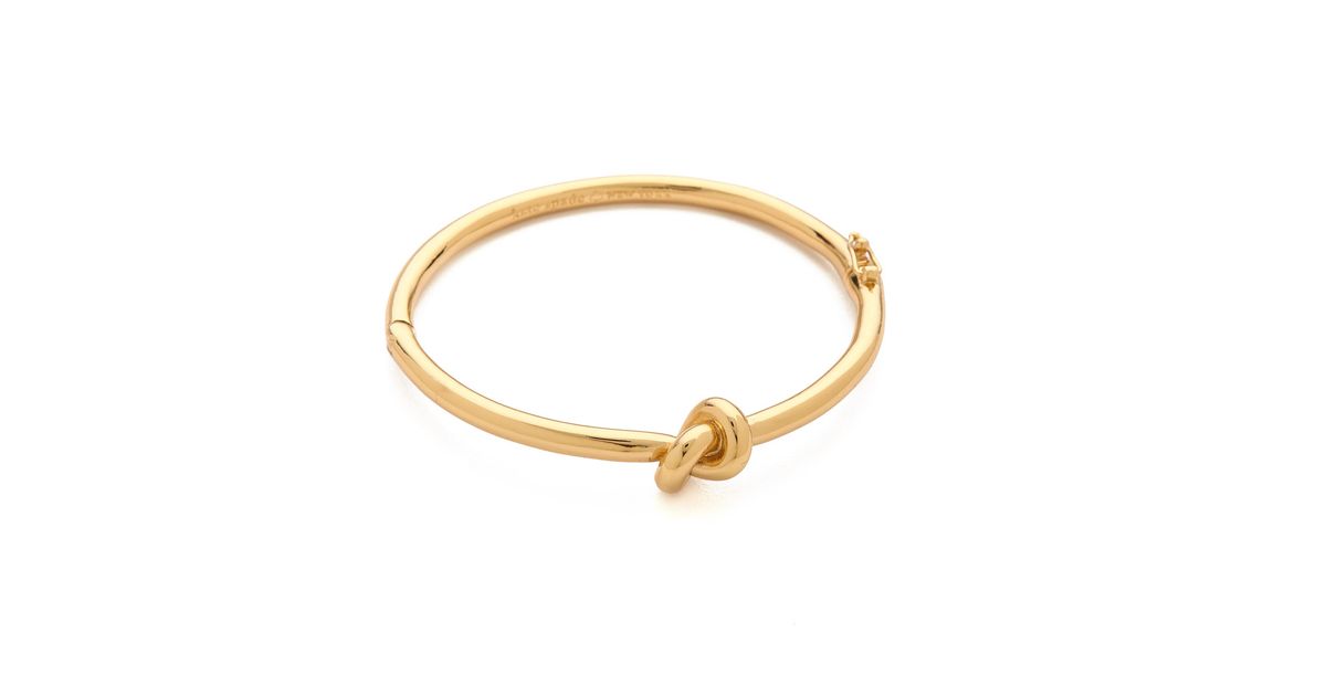 A Stackable Gold Bracelet Shines