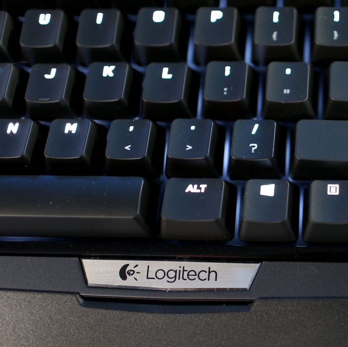 A Logitech G710 keyboard is seen on display at their booth during the TigerDirect Tech Bash at the Miami Marlins Park on November 7, 2014 in Miami, Florida. The event gave people the chance to have a hands on experience with some of the latest technology in portable computing devices, gaming rigs, consumer electronics, home theater, networking and other products. (Photo by Joe Raedle/Getty Images)