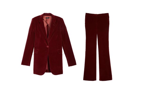 Theory Stretch Velvet Blazer