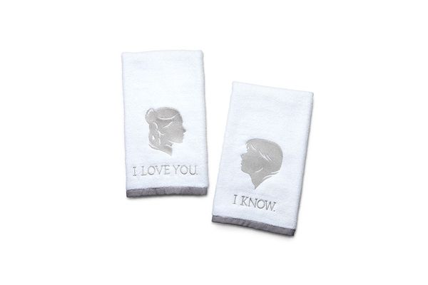 Star Wars Han and Leia Bathroom Hand Towels