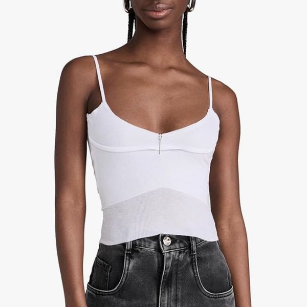 Sami Miro vintage double layer tank top