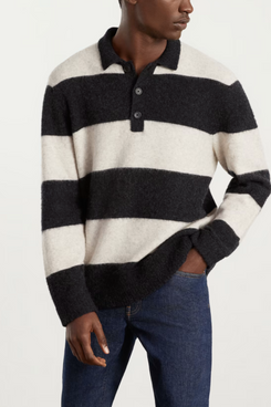 Everlane Men's The Stretch Wool Rugby Sweater