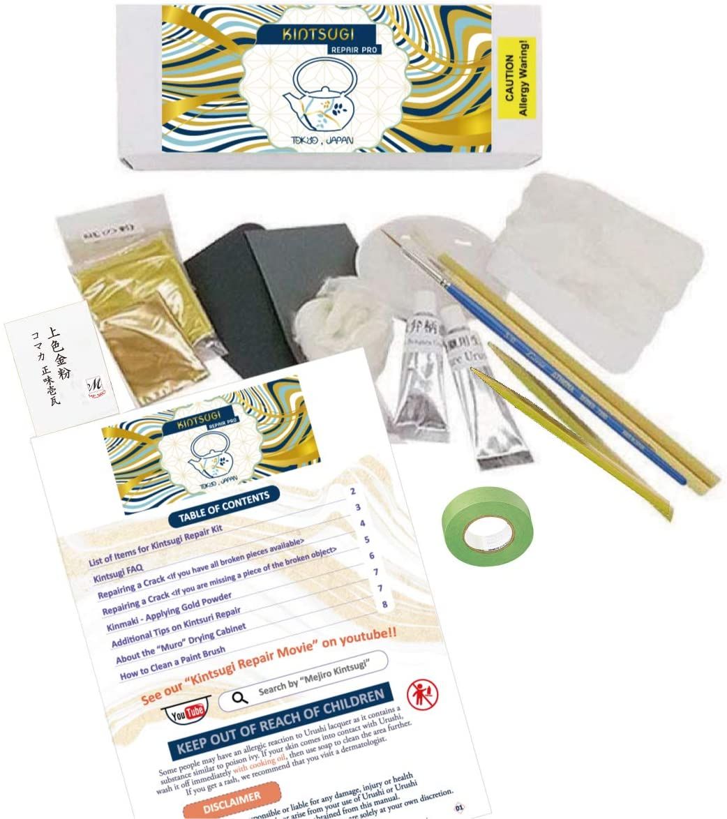 Kintsugi Repair Kit, DIY Kintsugi Kit, Gift to Make, Home Craft