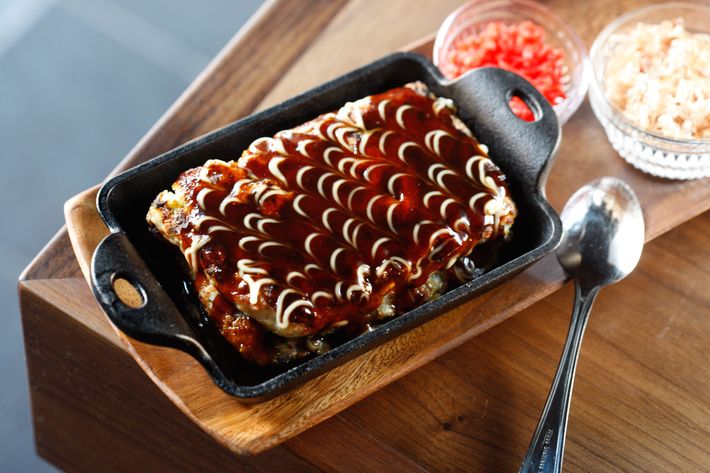 You're going to want to order some okonomiyaki.