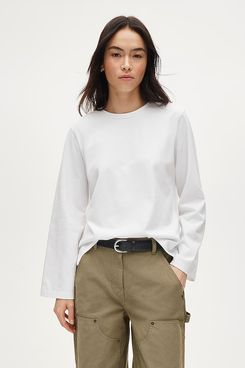 J.Crew Boyfriend Jersey Relaxed Long Sleeve T-shirt