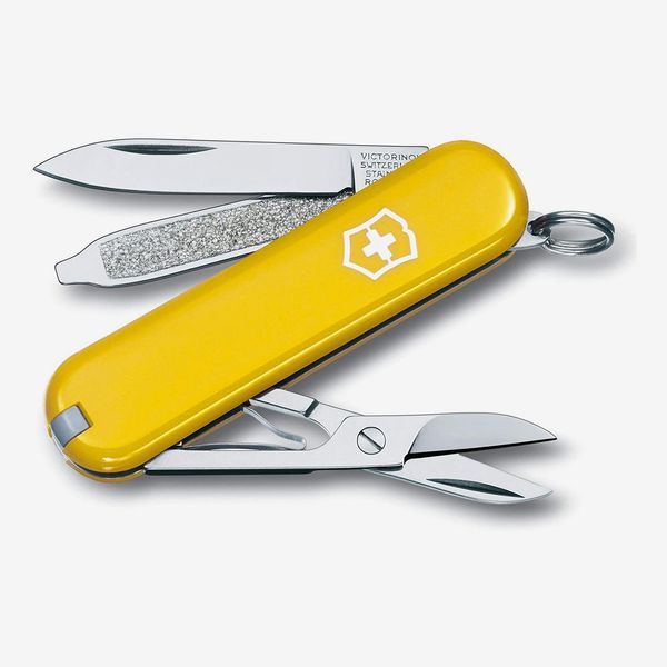 Victorinox Classic SD Swiss Army Pocket Knife, Small (Yellow)