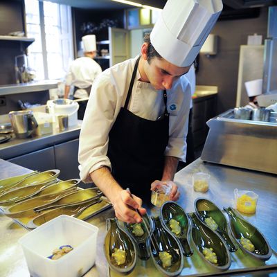 Inside the award-winning kitchen.