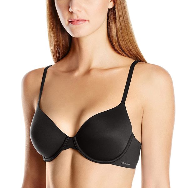 Calvin Klein Women's Form Push Up Bra, Bare, 32C