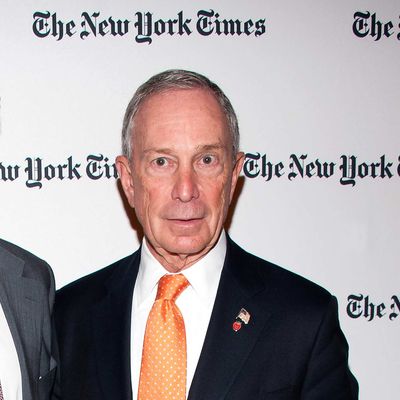 Michael R. Bloomberg attend the 2013 Energy For Tomorrow Conference at The Times Center on April 25, 2013 in New York City.