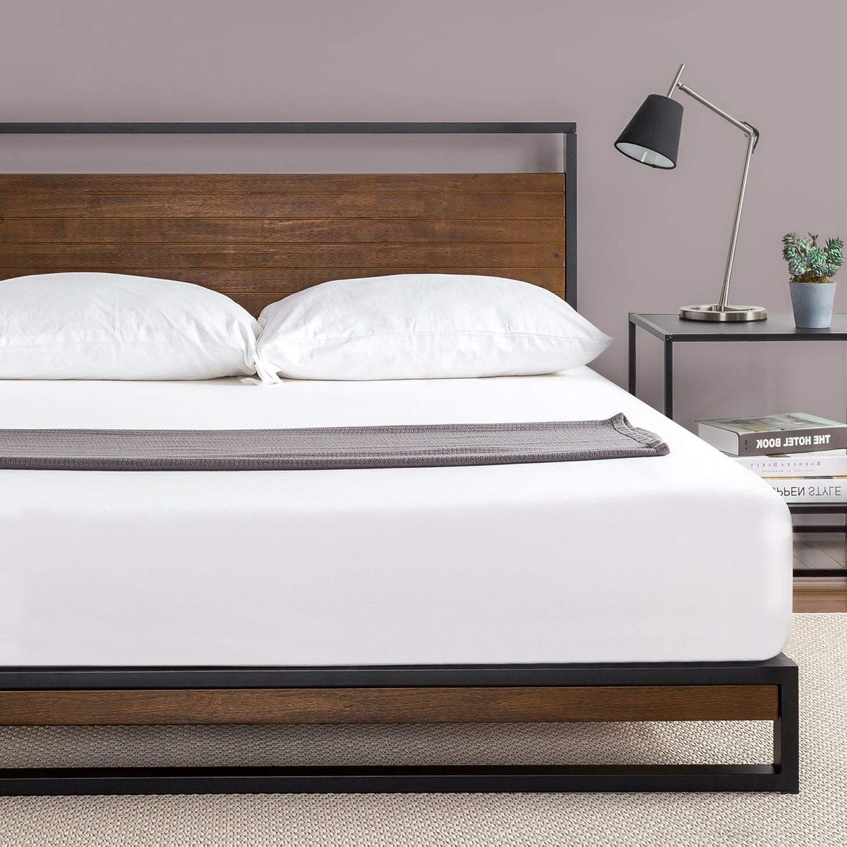 19 Best Metal Bed Frames 2020 The, Modern Steel Bed Frame