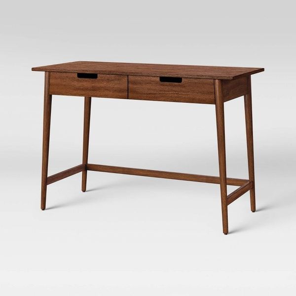 Project 62 Ellwood Wood Writing Desk with Drawers